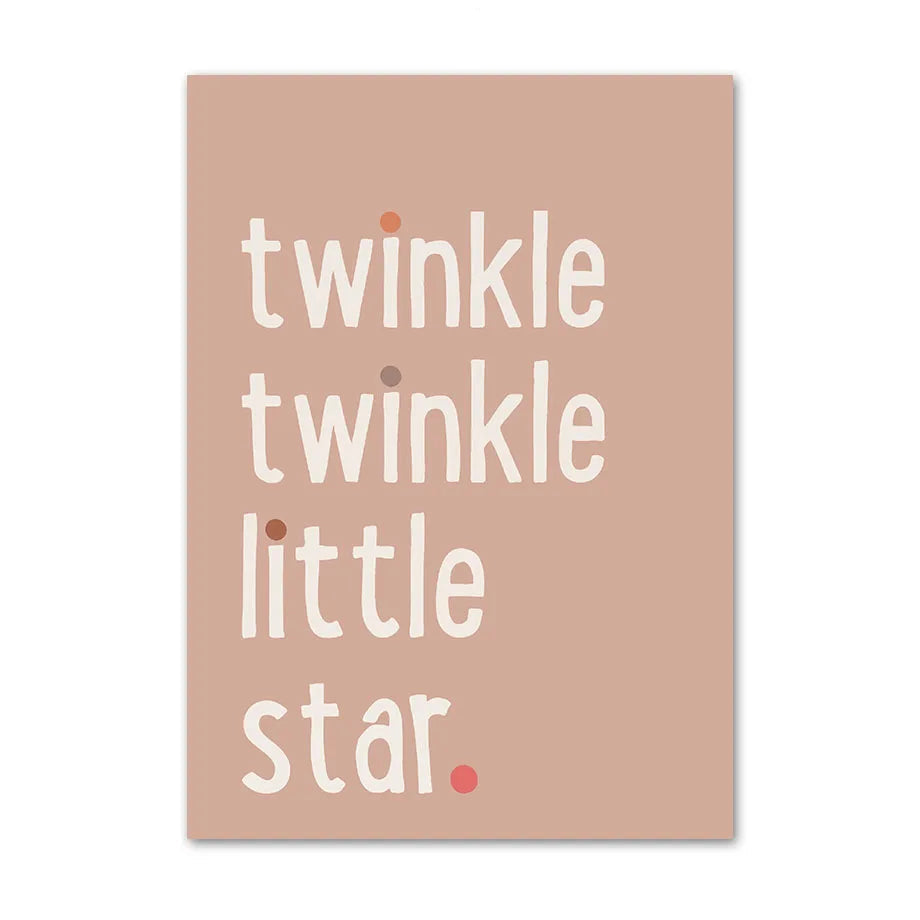 Affiche en toile "ANIMAUX"