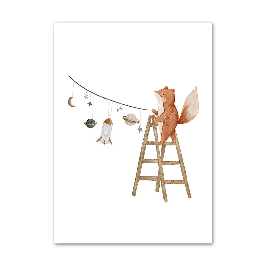 Affiche en toile "UNIVERS"