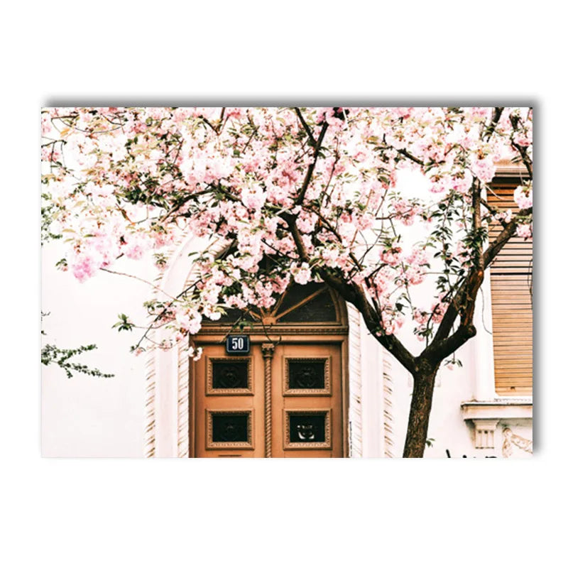 Affiche en toile ISLAND SANTORINI