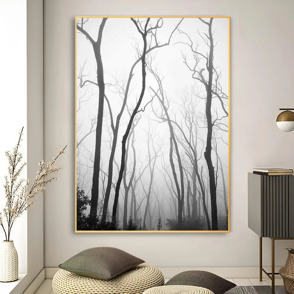 Affiche en toile noir et blanc PALMERS