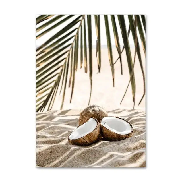 Affiche en toile BOHO NATURE BEIGE