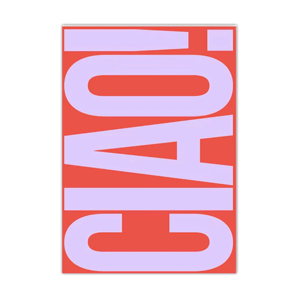 Affiche en toile CIAO