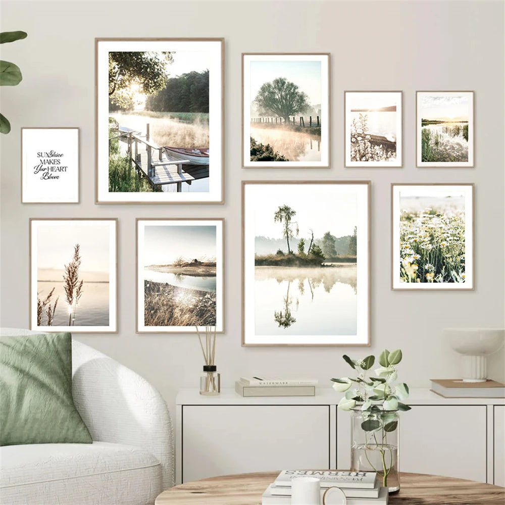Affiche en toile NORDIC GREEN