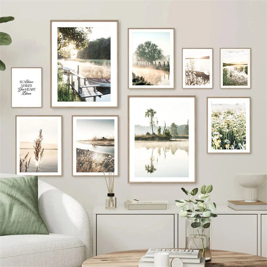 Affiche en toile NORDIC GREEN