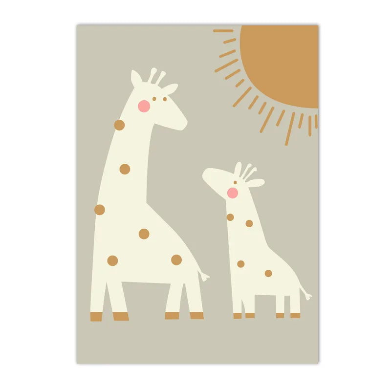 Set de 3 affiches en toile KIDS MIXTE