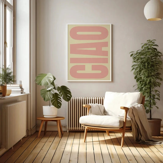 Affiche en toile CIAO