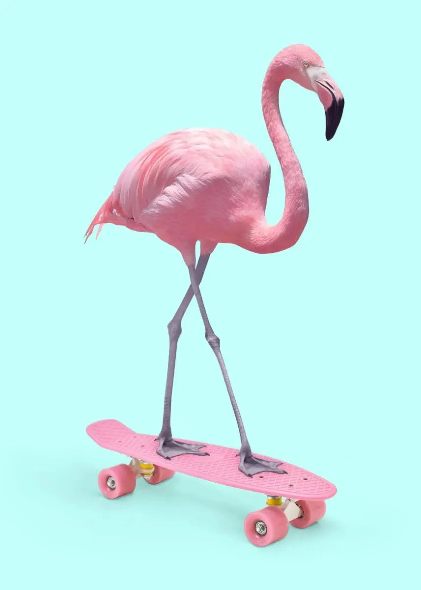 Affiche en toile "ANIMAUX EN FÊTE"