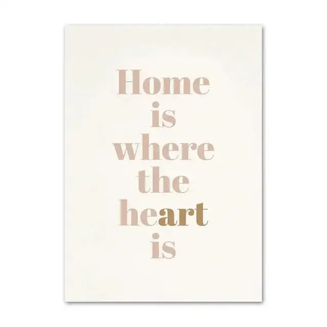 Affiche en toile BOHO NATURE BEIGE