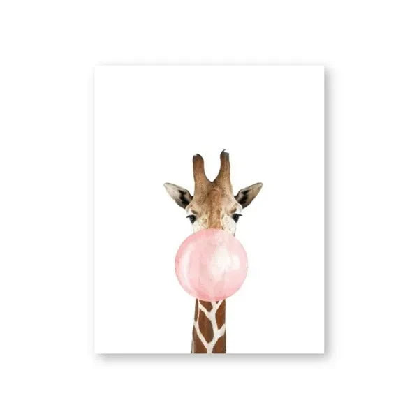 Affiche en toile "ANIMAUX SAFARI"