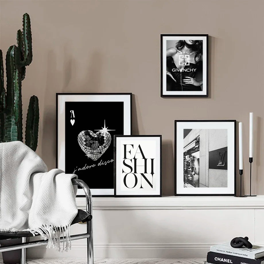 Affiche en toile LES GRANDES MARQUES