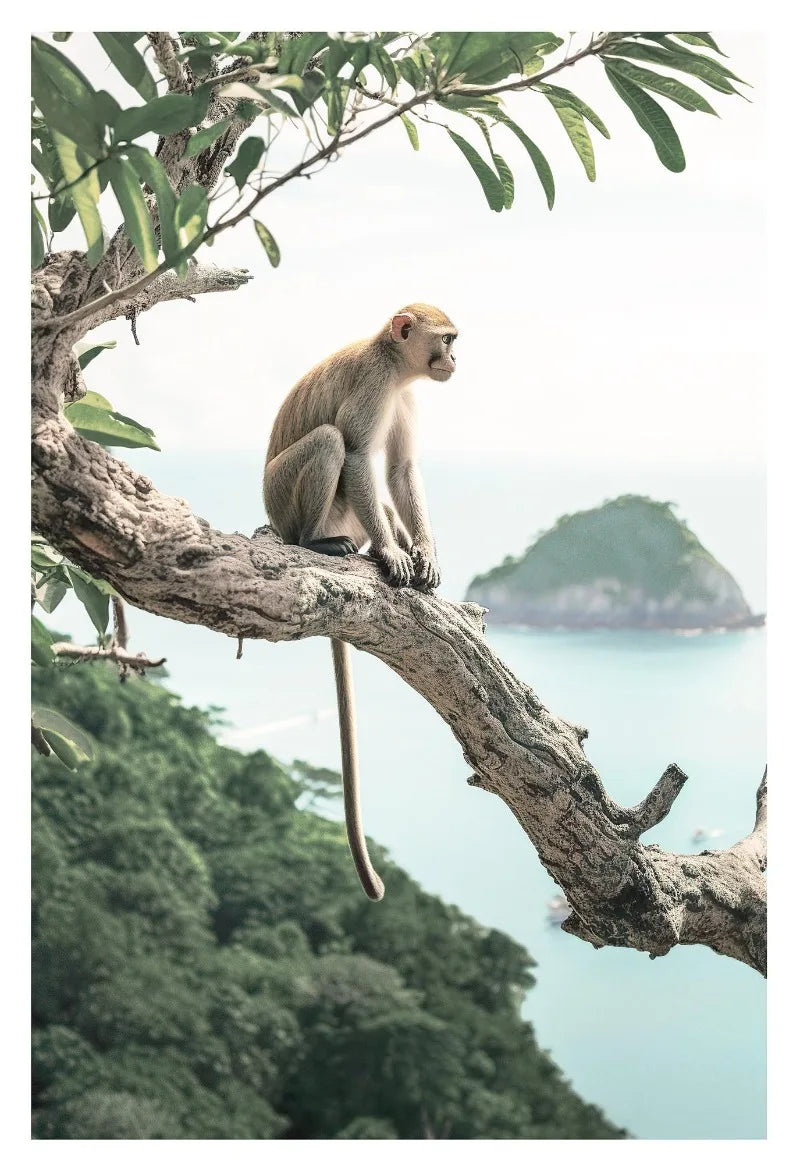 Affiche en toile FORET TROPICALE ANIMAL