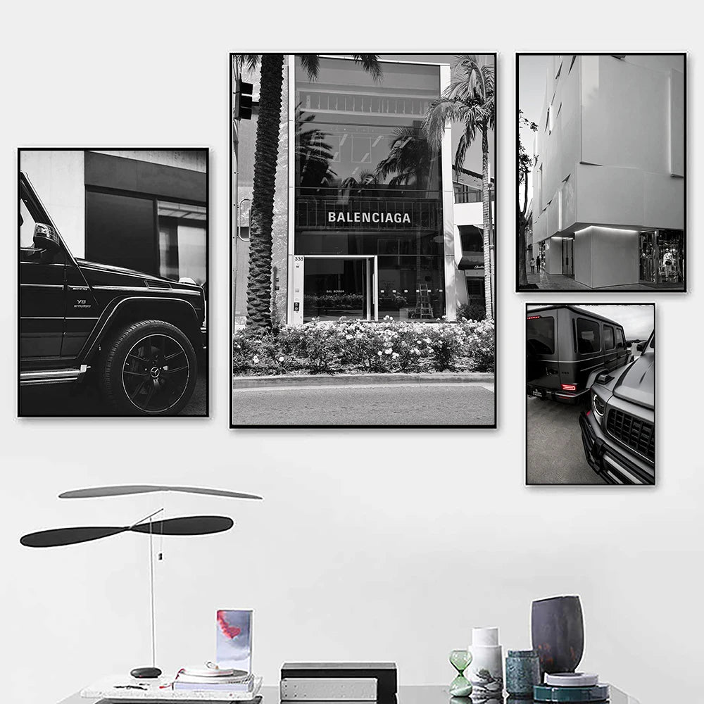 Affiche en toile BALENCIAGA YVES SAINT LAURENT