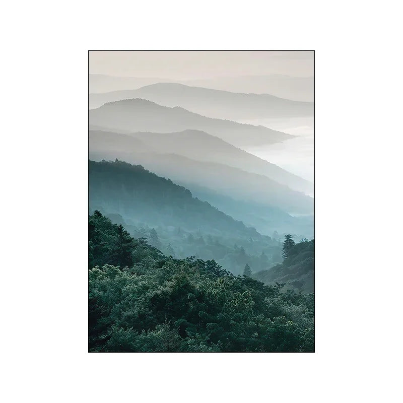Affiche en toile PAYSAGE NORDIC