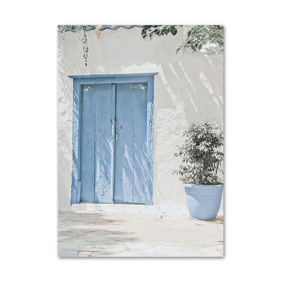 Affiche en toile GRECE SANTORIN