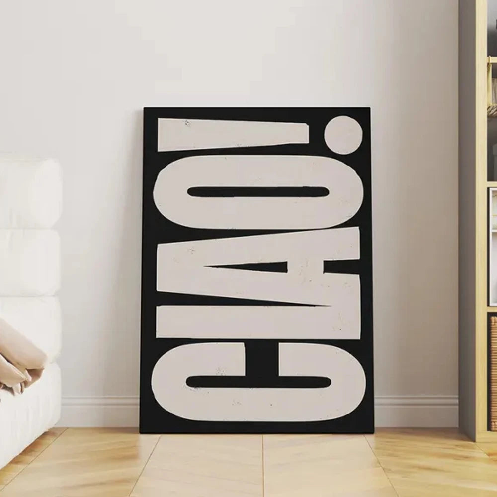Affiche en toile CIAO