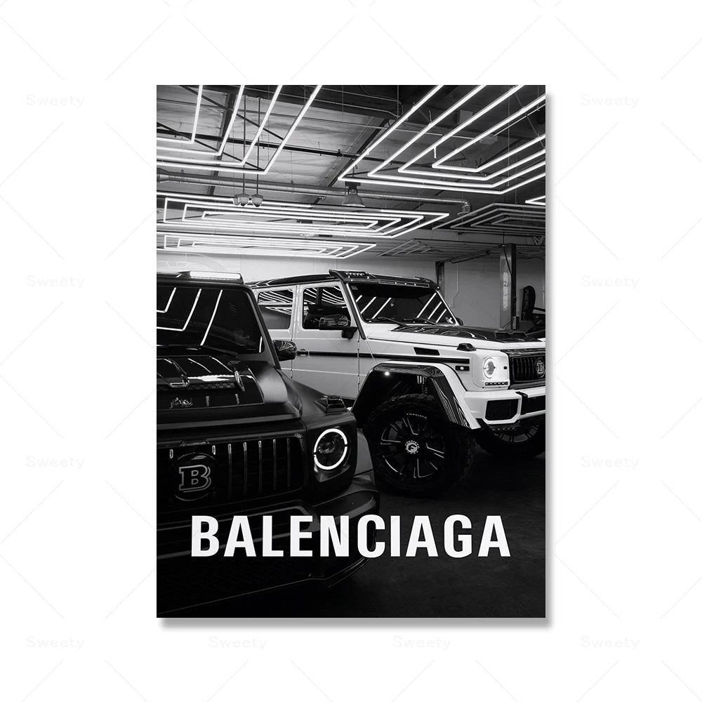 Affiche en toile BALENCIAGA YVES SAINT LAURENT