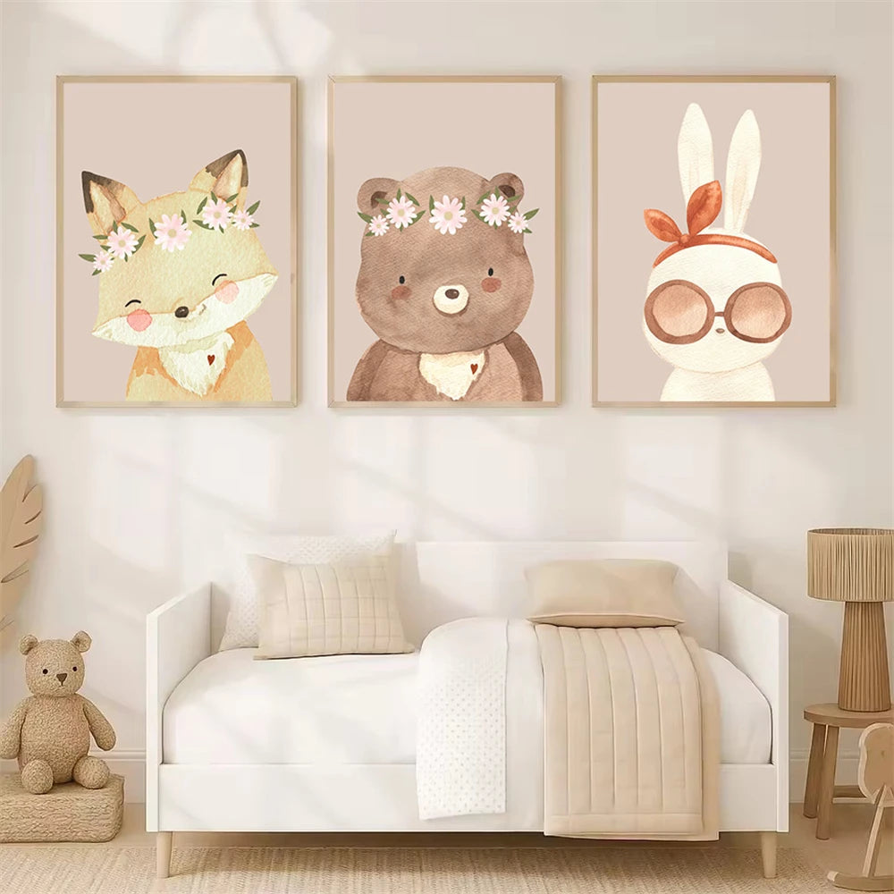 Affiche en toile CUTE