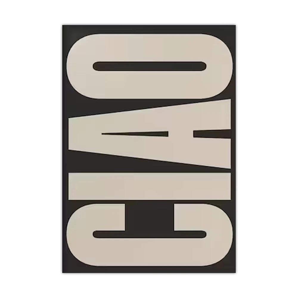 Affiche en toile CIAO