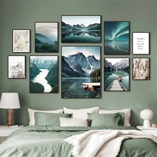 Affiche en toile PAYSAGE NORDIC