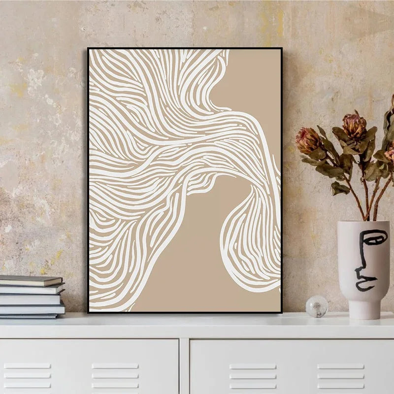 Affiche en toile abstraite SERIES