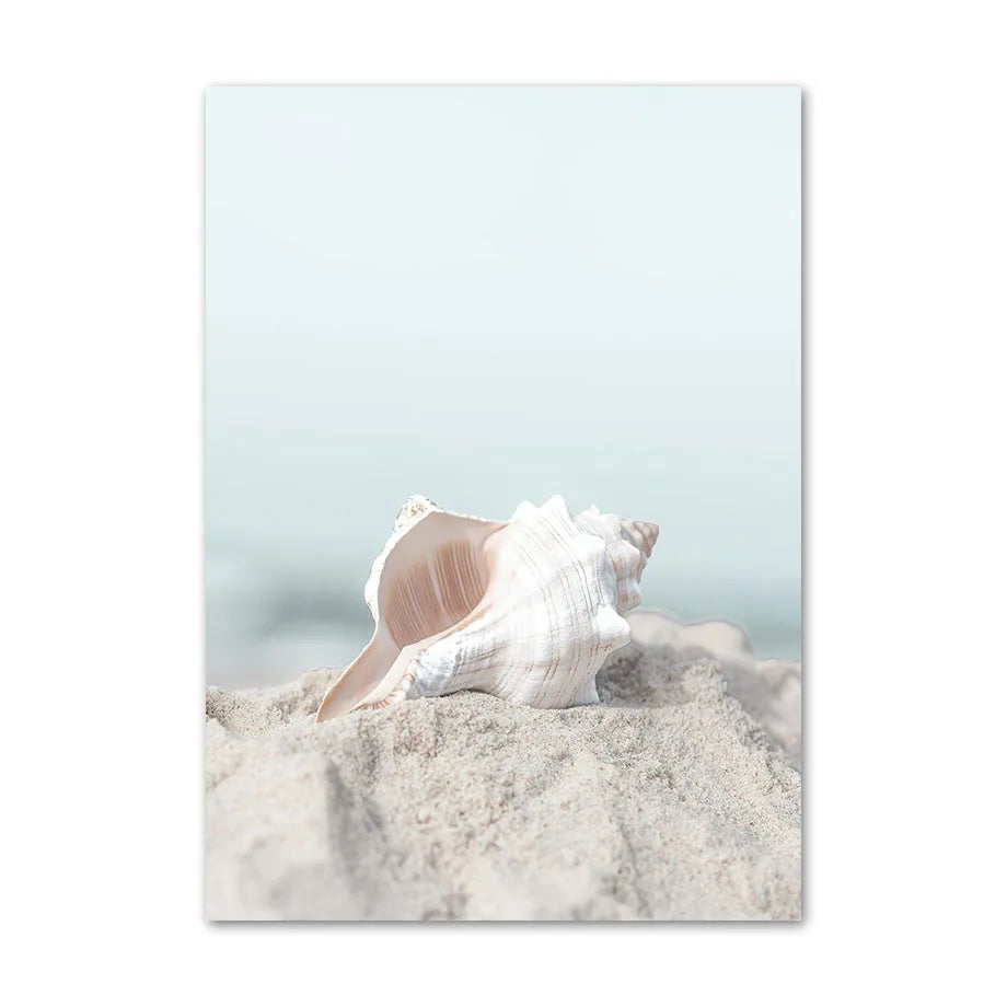 Affiche en toile SANTORINI BEACH