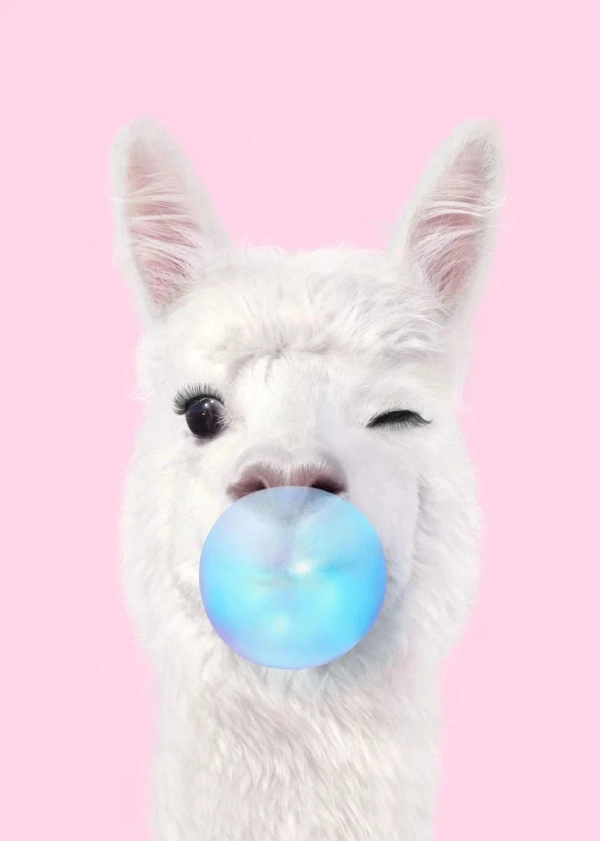 Affiche en toile "ANIMAUX EN FÊTE"