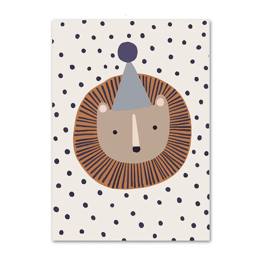 Affiche en toile "ANIMAUX"