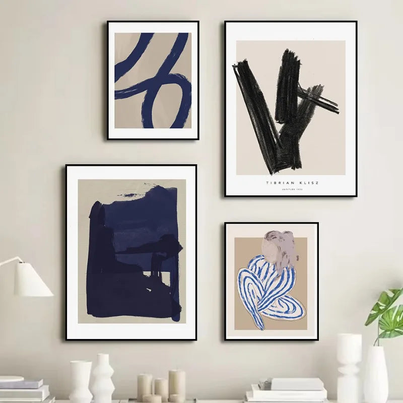 Affiche en toile abstraite SERIES