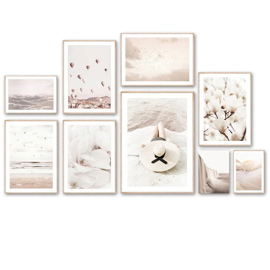 Affiche en toile BEIGE BEACH