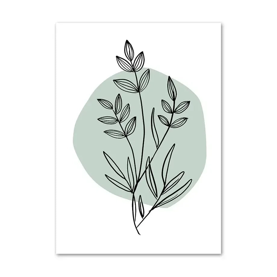 Affiche en toile PLANTES AGAVE MONSTERA