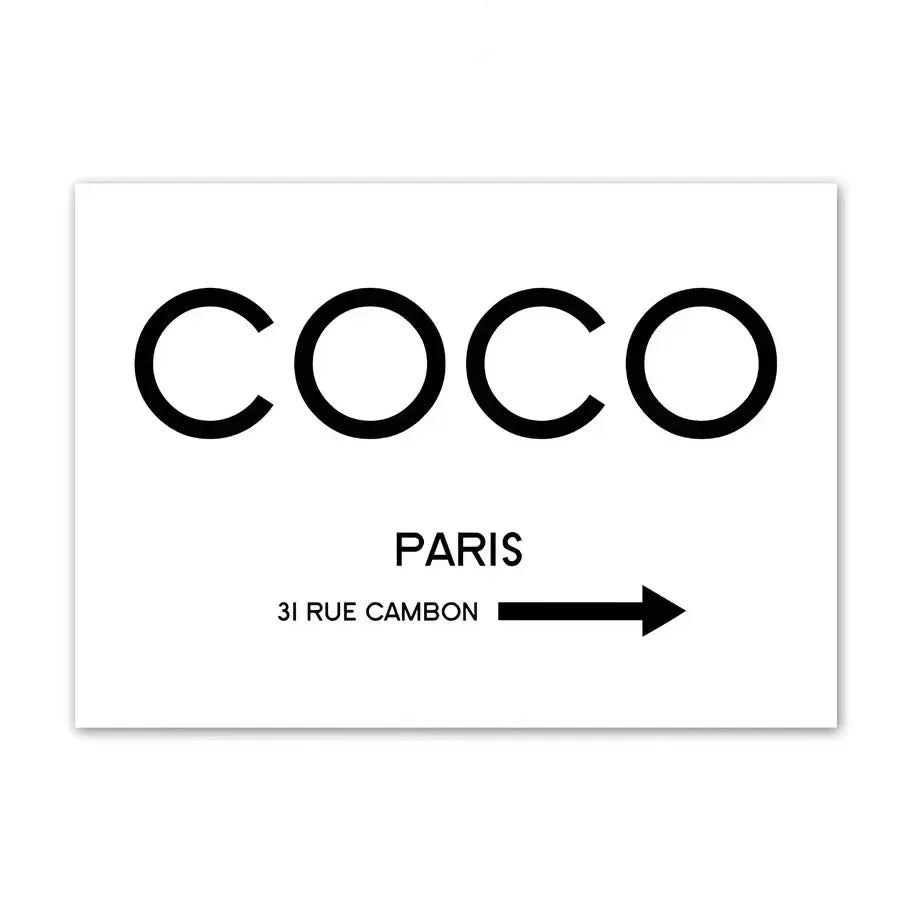 Affiche en toile MARQUES LUXE