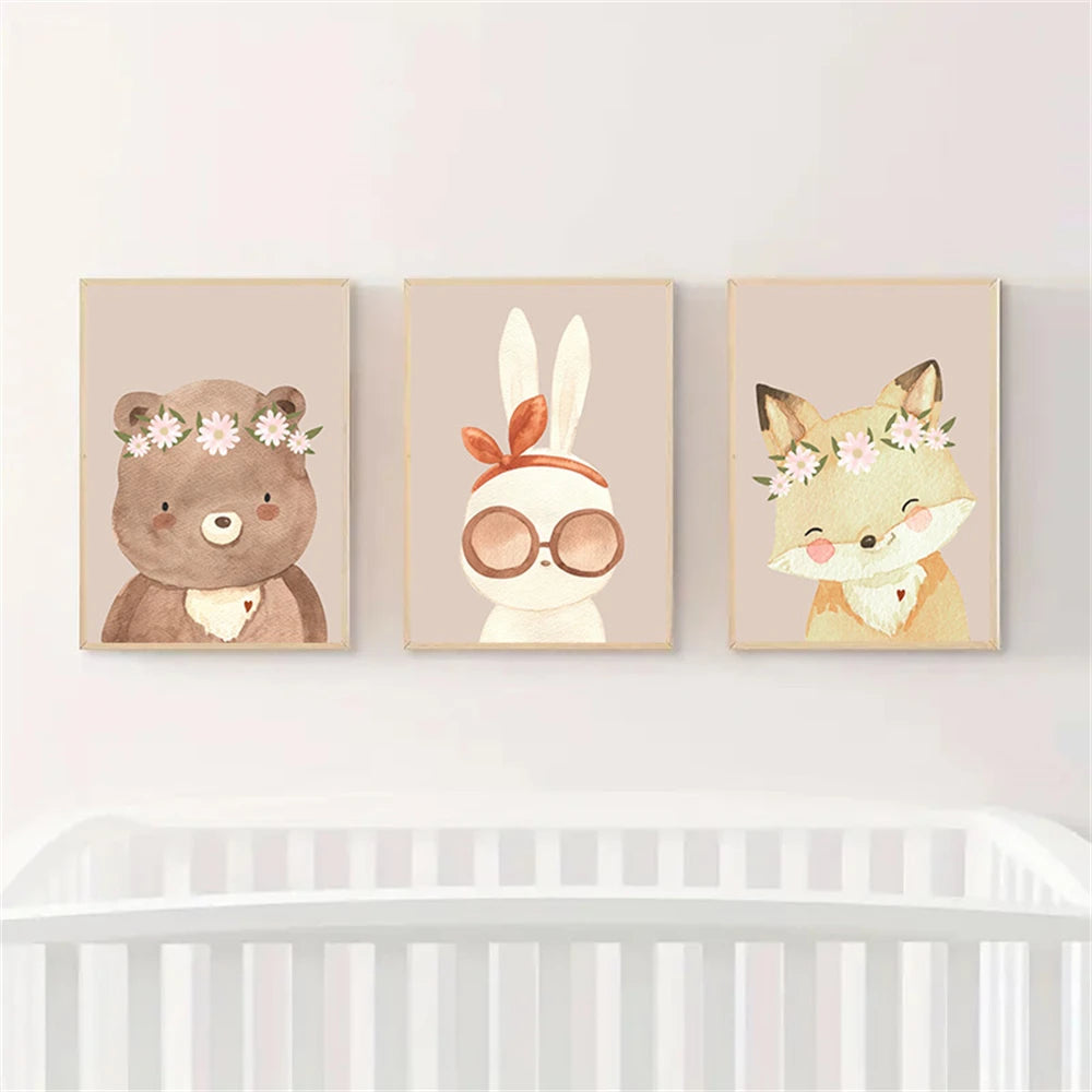 Affiche en toile CUTE