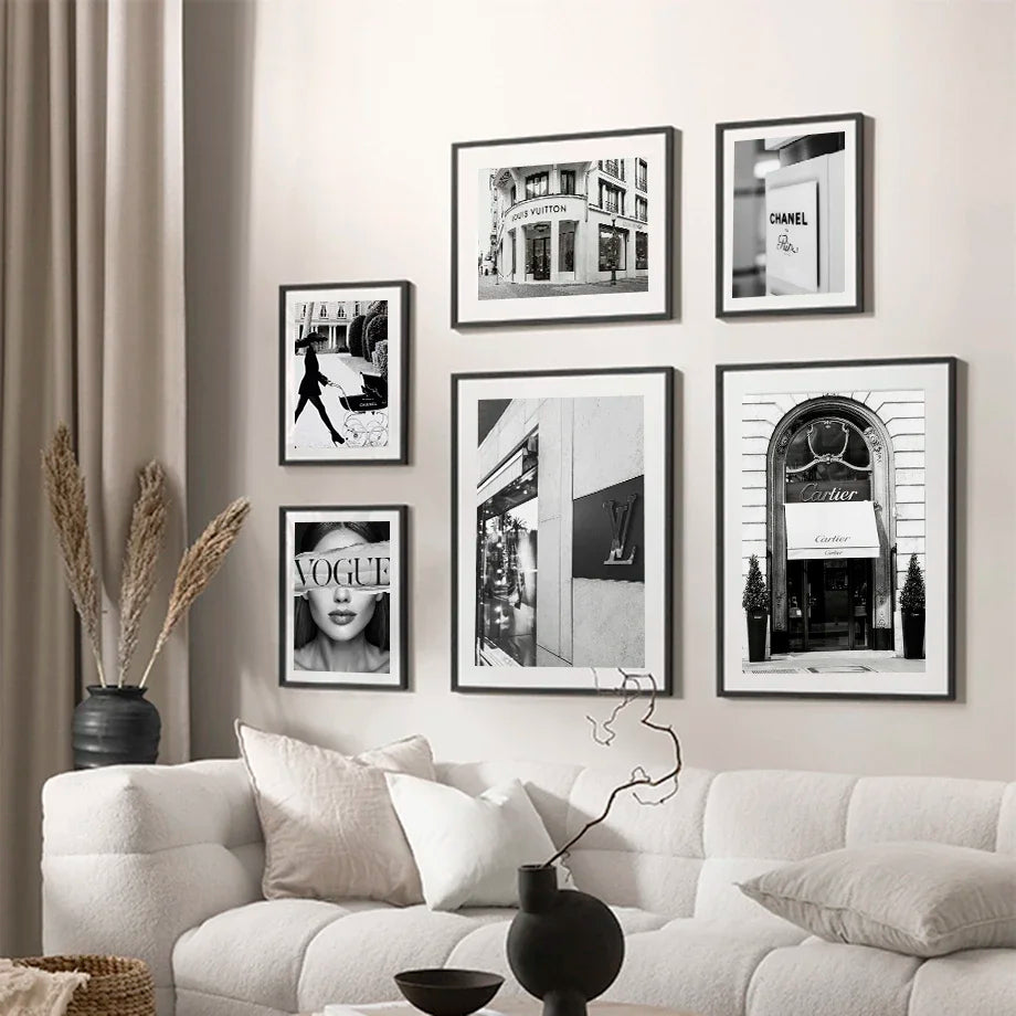 Affiche en toile LES GRANDES MARQUES