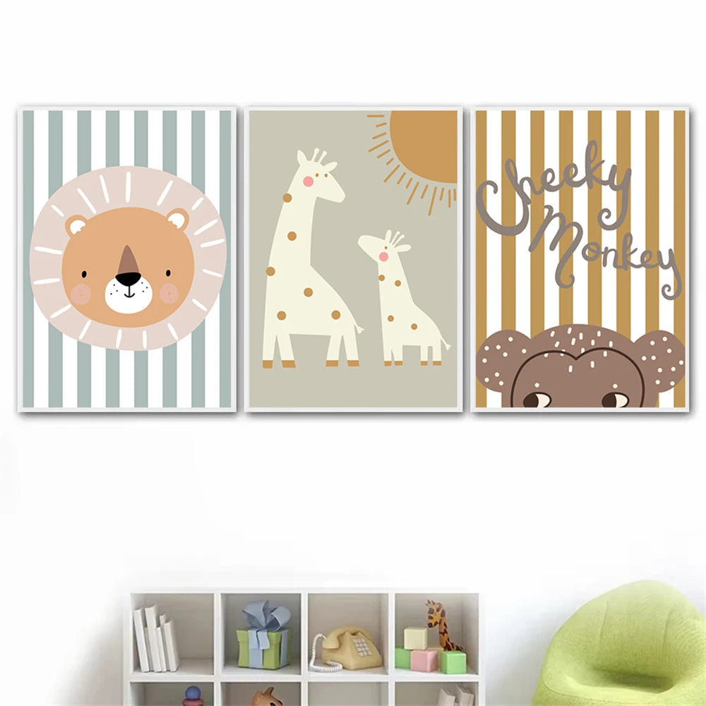 Set de 3 affiches en toile KIDS MIXTE