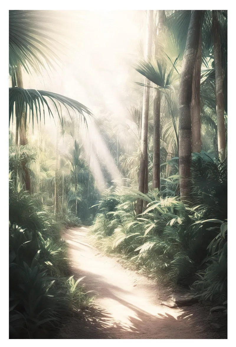 Affiche en toile FORET TROPICALE ANIMAL