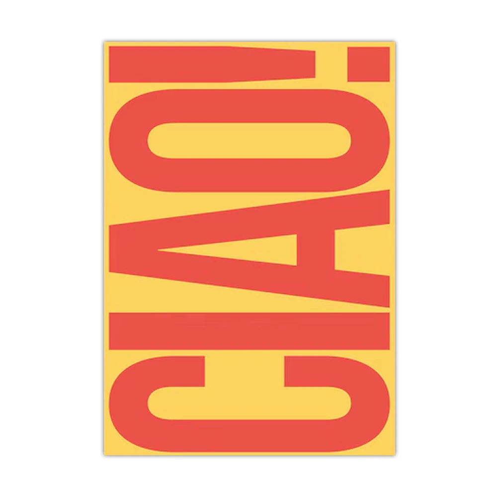 Affiche en toile CIAO