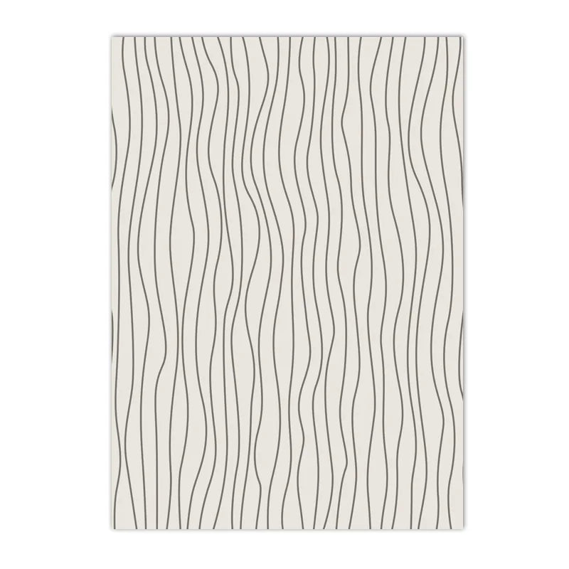 Affiche en toile abstraite BEIGE BLACK MODERN