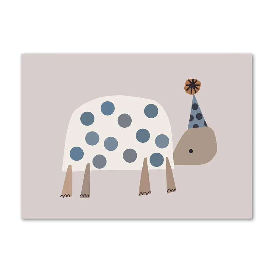 Affiche en toile "ANIMAUX"