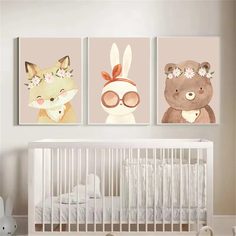 Affiche en toile CUTE