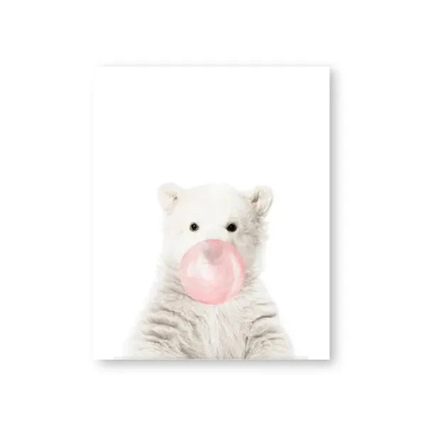 Affiche en toile "ANIMAUX SAFARI"