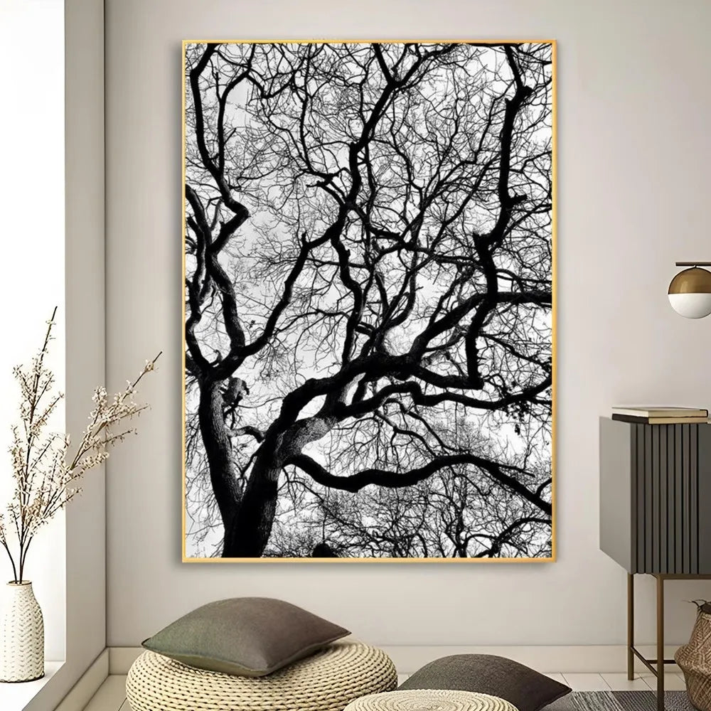 Affiche en toile noir et blanc PALMERS