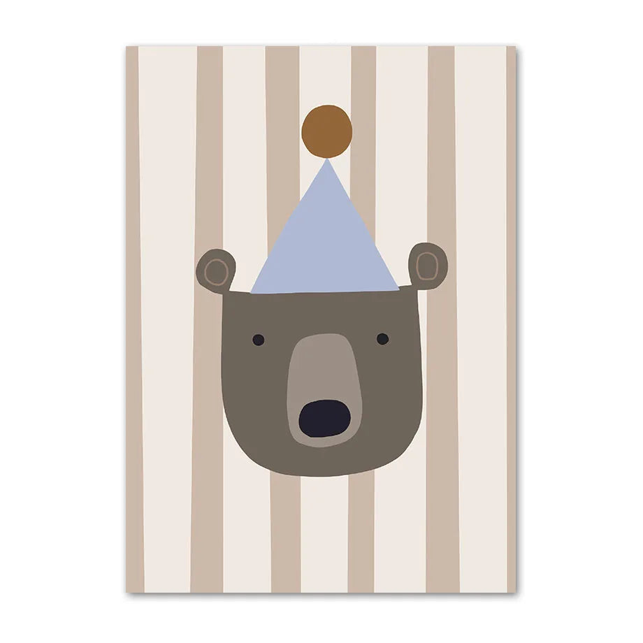 Affiche en toile "ANIMAUX"