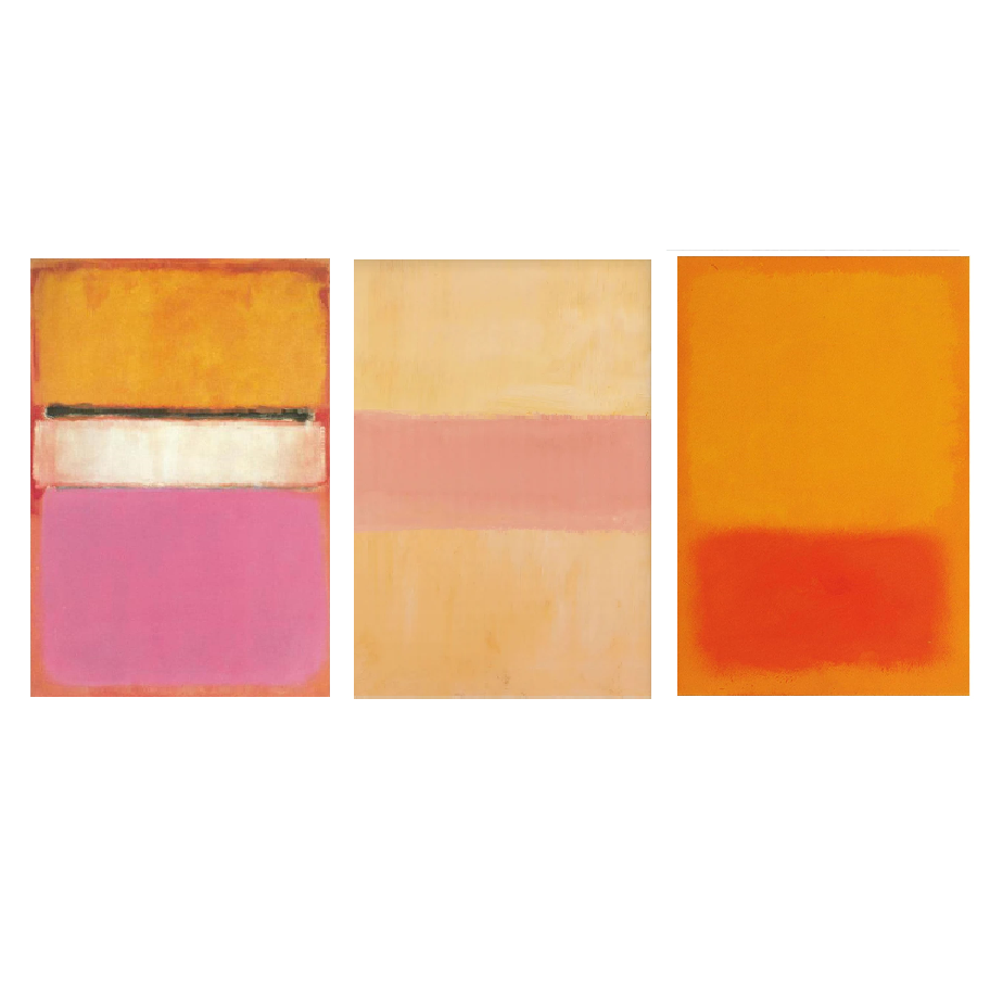 Affiche inspiré "MARK ROTHKO"
