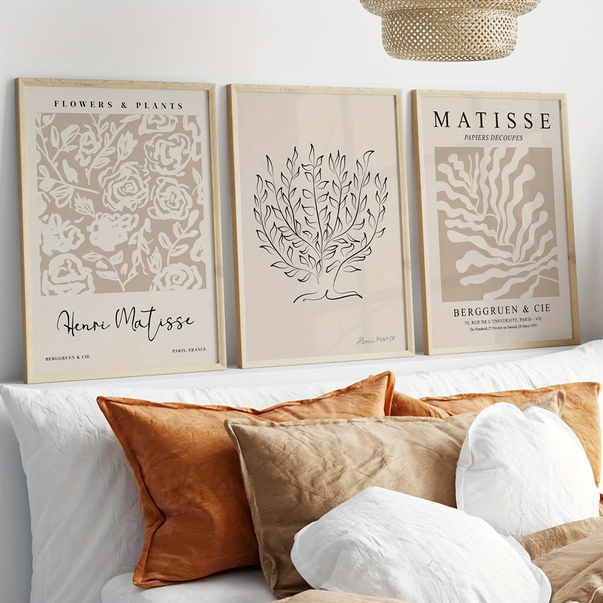 Set de 3 affiches en toile MATISSE