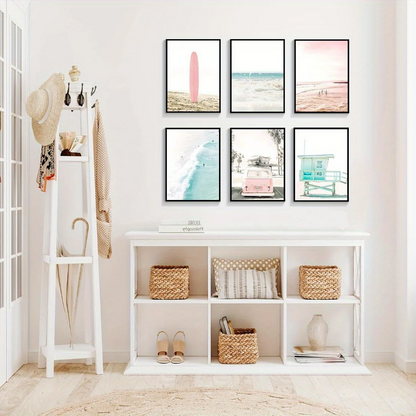 Set de 6 affiches SUMMER BEACH