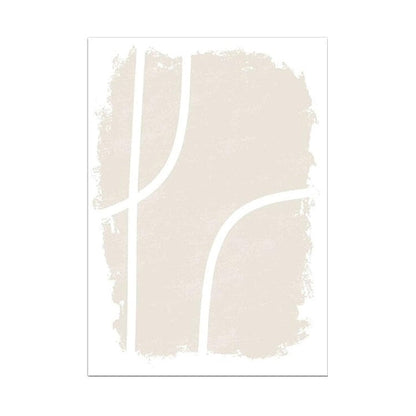 Affiche en toile abstraite NEUTRAL BEIGE