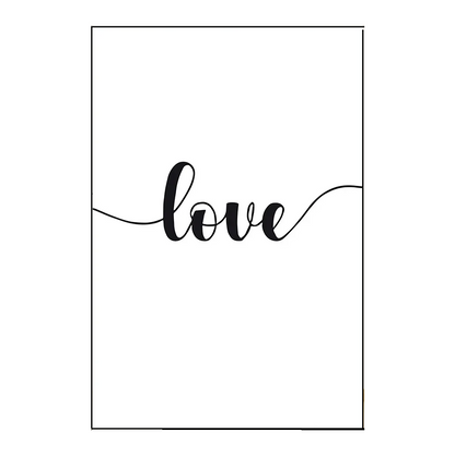 Affiche en toile FAMILY LOVE HOME
