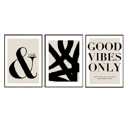 Affiche en toile GOOD VIBES ONLY