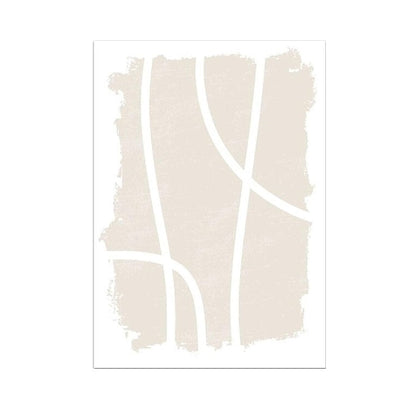 Affiche en toile abstraite NEUTRAL BEIGE