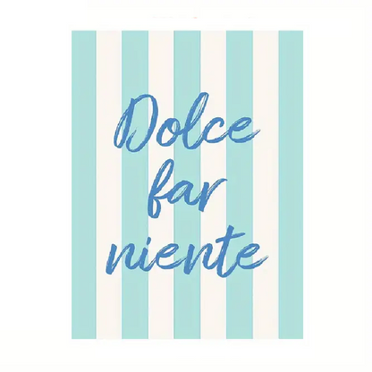 Affiche en toile DOLCE VITA & CIAO BELLA